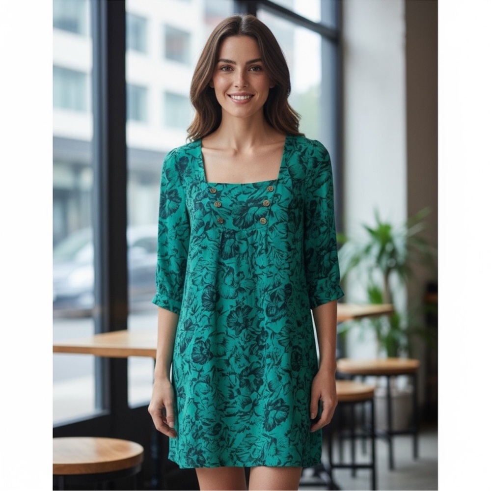 ANTHROPOLOGIE MAEVE Rosemary Floral Dress